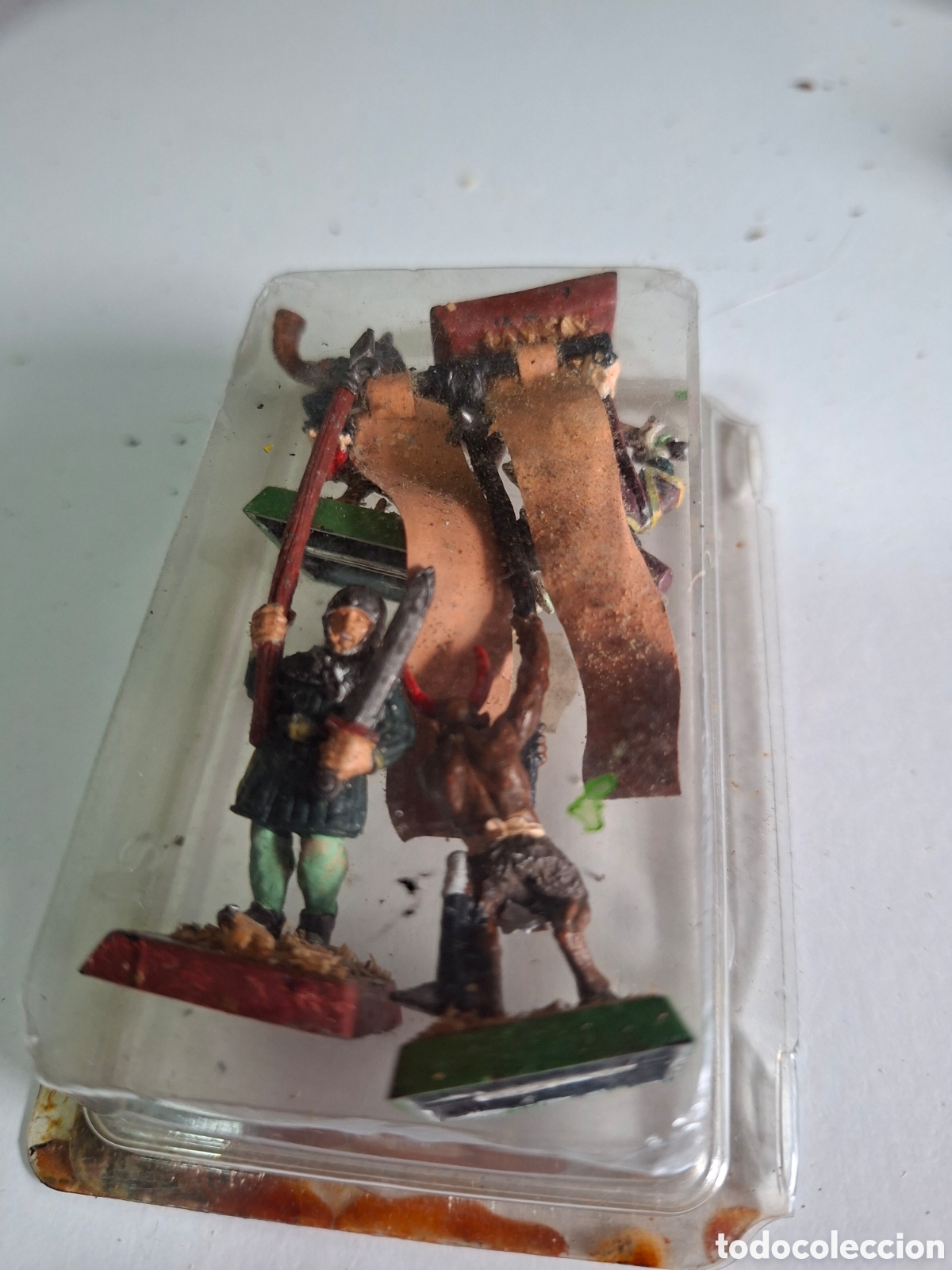 Antig&uuml;edades: Figuritas de plomo en su envase precio en PTS
