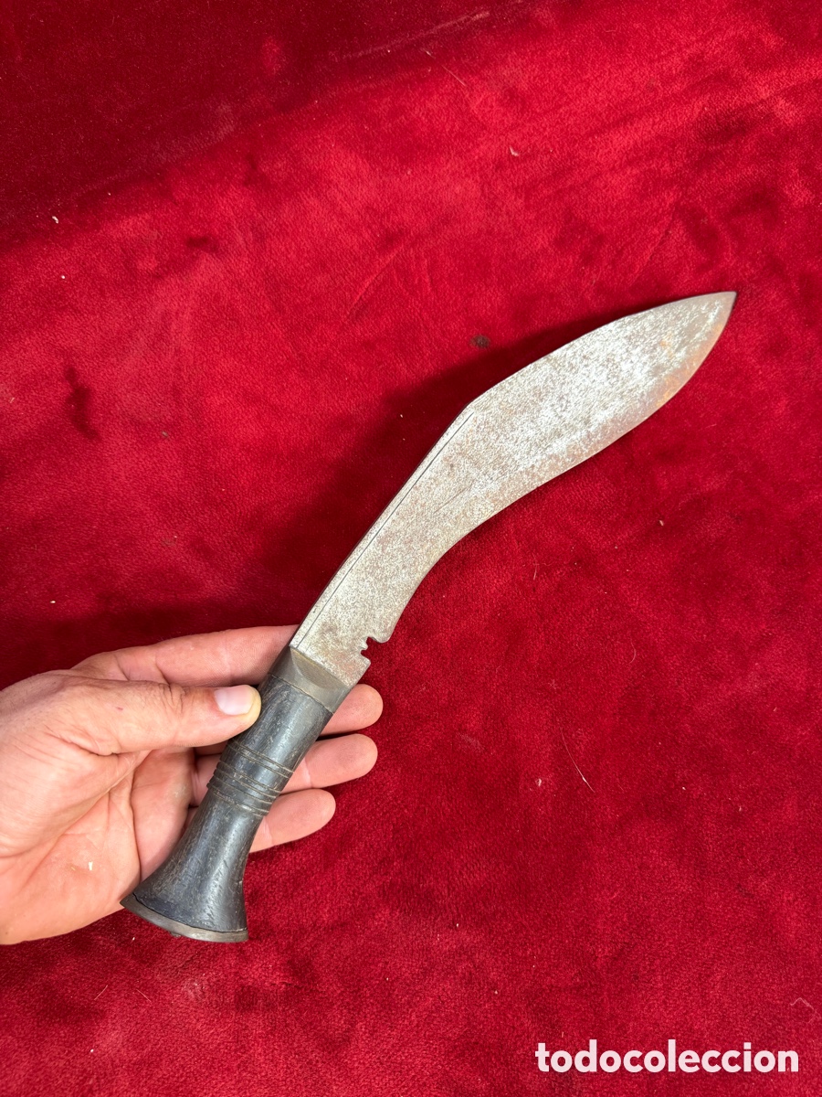 Antig&uuml;edades: Antiguo cucillo Nepales,Guerreros Gurkha!Kukri!