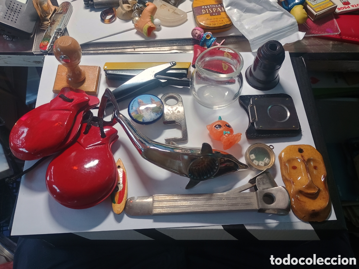 Antig&uuml;edades: LOTE VARIAS COSAS SEGUN FOTOS