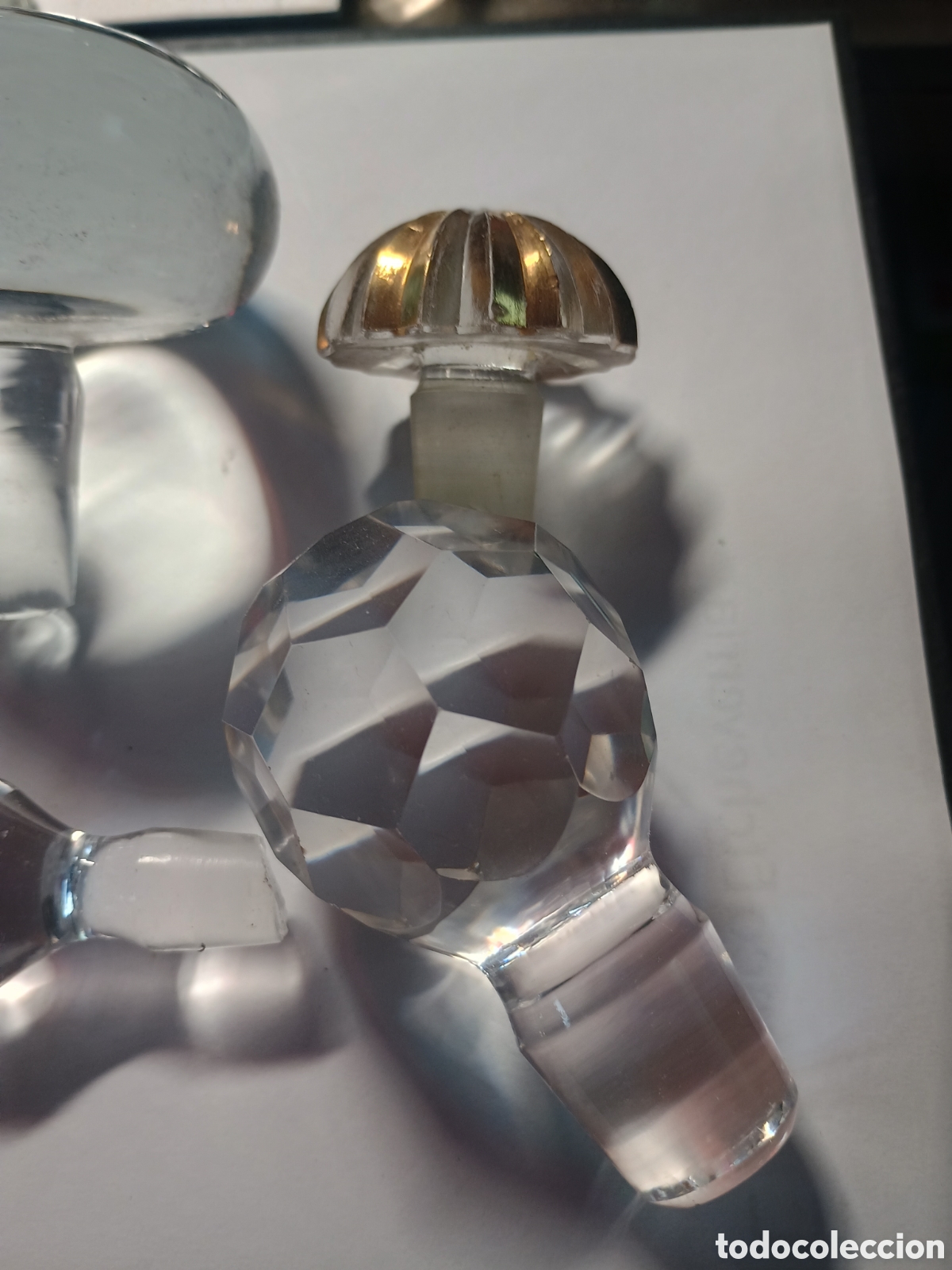Antig&uuml;edades: TAPONES DE CRISTAL VARIOS - Foto 2