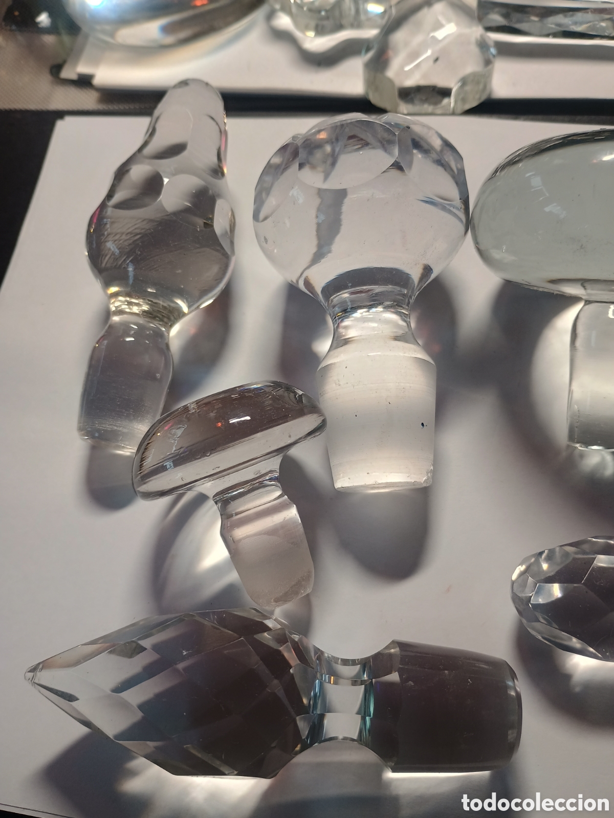 Antig&uuml;edades: TAPONES DE CRISTAL VARIOS - Foto 4