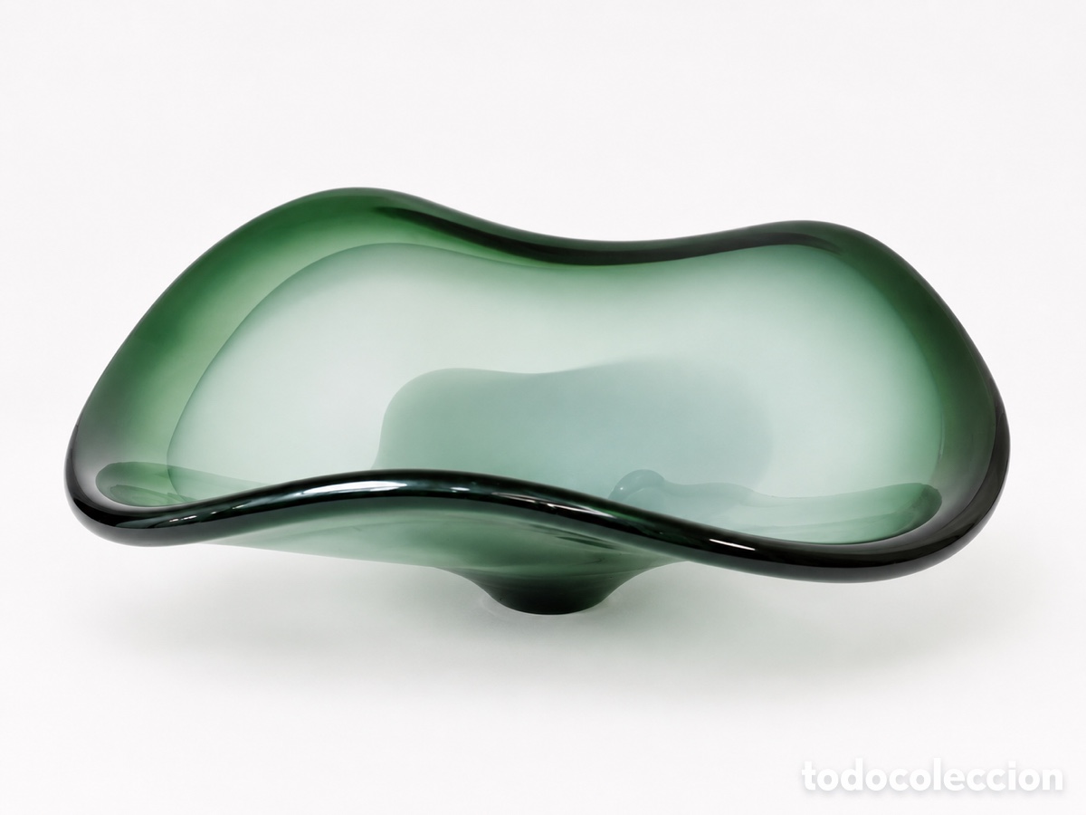 Antiquit&auml;ten: Centro an&eacute;mona en cristal de Murano By Cenedesce Italia 1960&rsquo;s