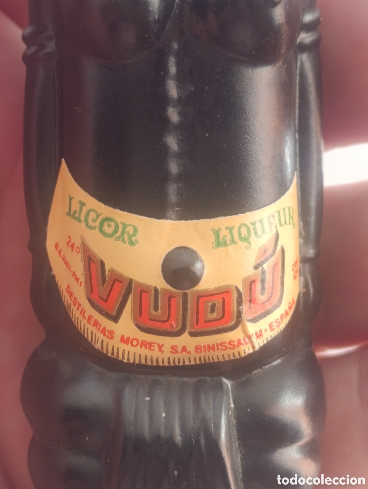 Antig&uuml;edades: Botella antigua licor y con licor - Foto 2