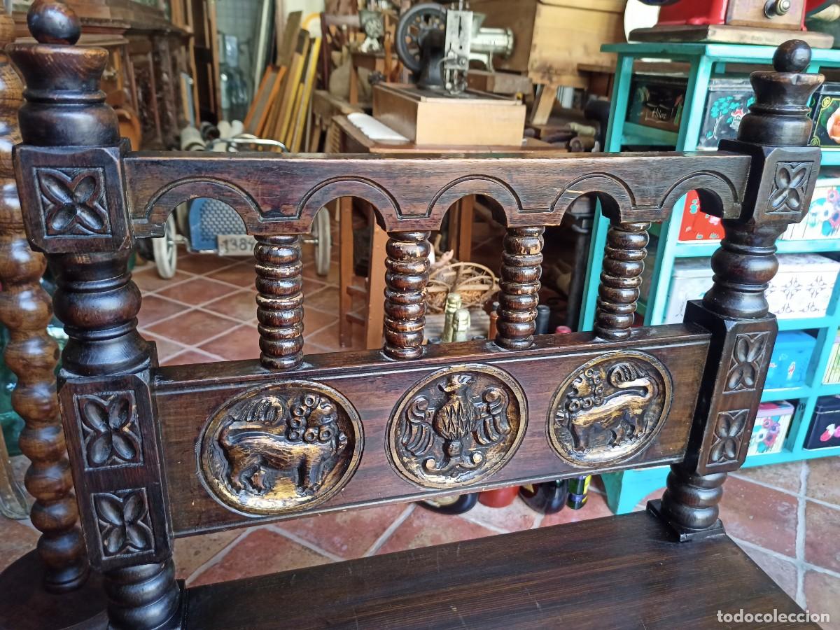 Antig&uuml;edades: Silla descalzadora r&uacute;stica. - Foto 3