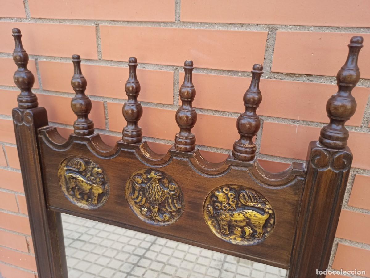 Antig&uuml;edades: Espejo rustico de madera - Foto 2