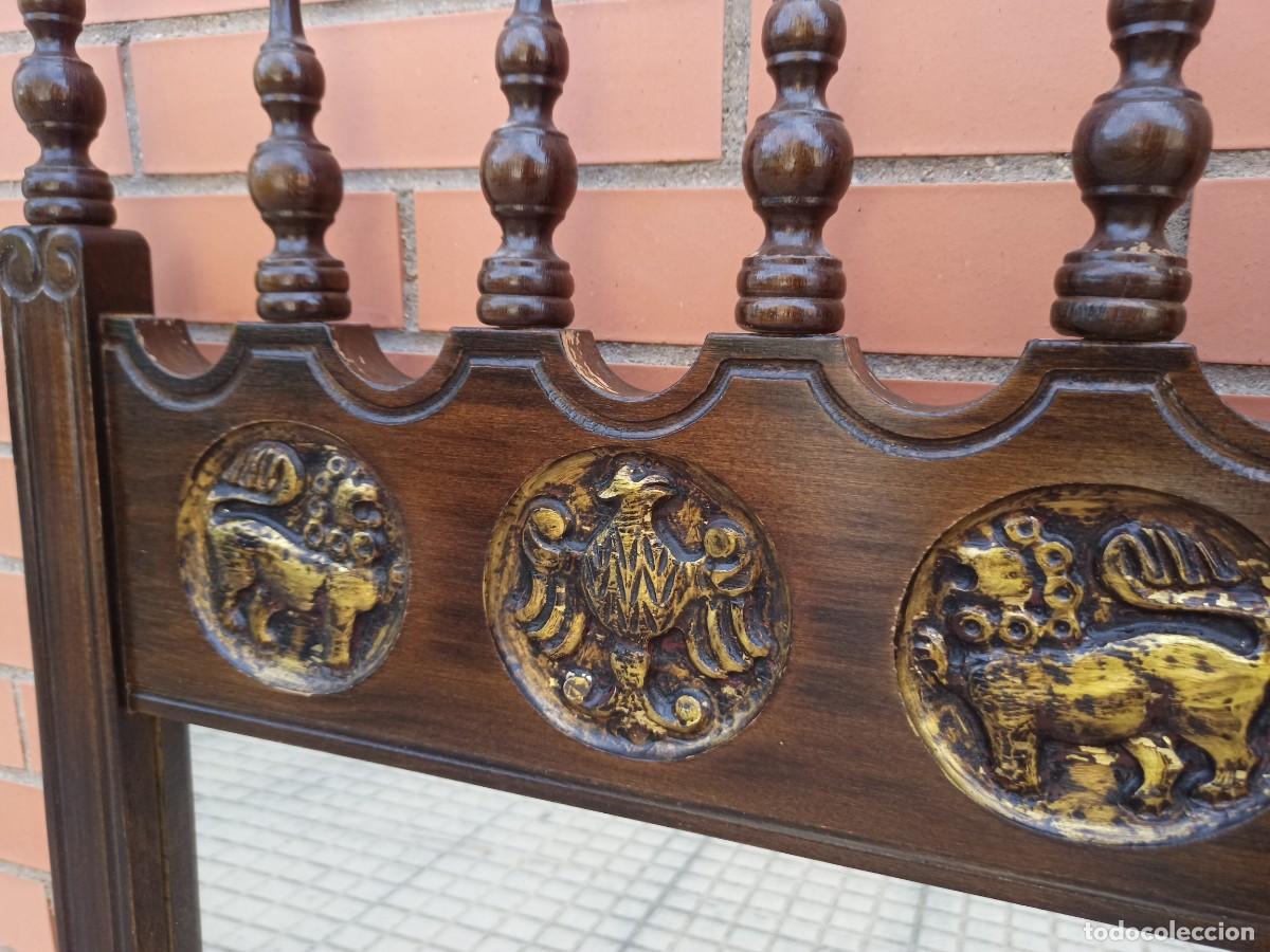 Antig&uuml;edades: Espejo rustico de madera - Foto 3