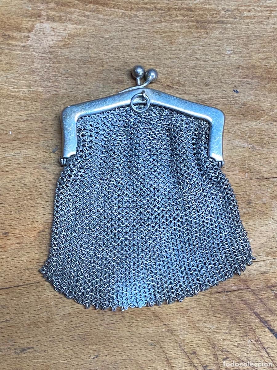 Oggetti Antichi: Bolso peque&ntilde;o ppio s XX baile malla metal plateado ver fotos 9x7cms