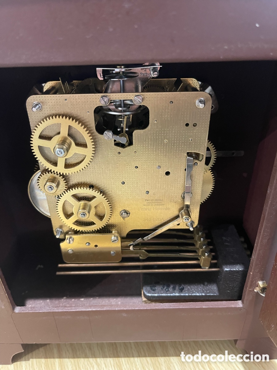 Antig&uuml;edades: Reloj sobremesa mec&aacute;nico Franz Hermie 340-020A, carrill&ograve;n Westminters
