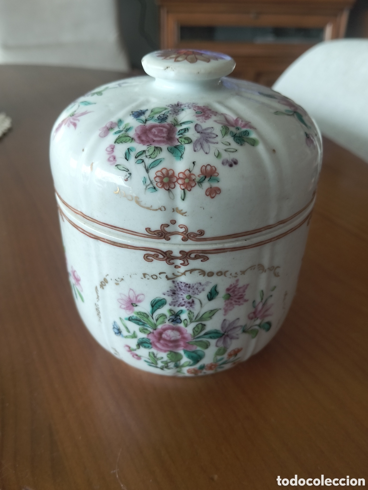 Antiques: Gran Antig&uuml;edad: Tarro Porcelana China De Exportaci&oacute;n S.XVIII-XIX