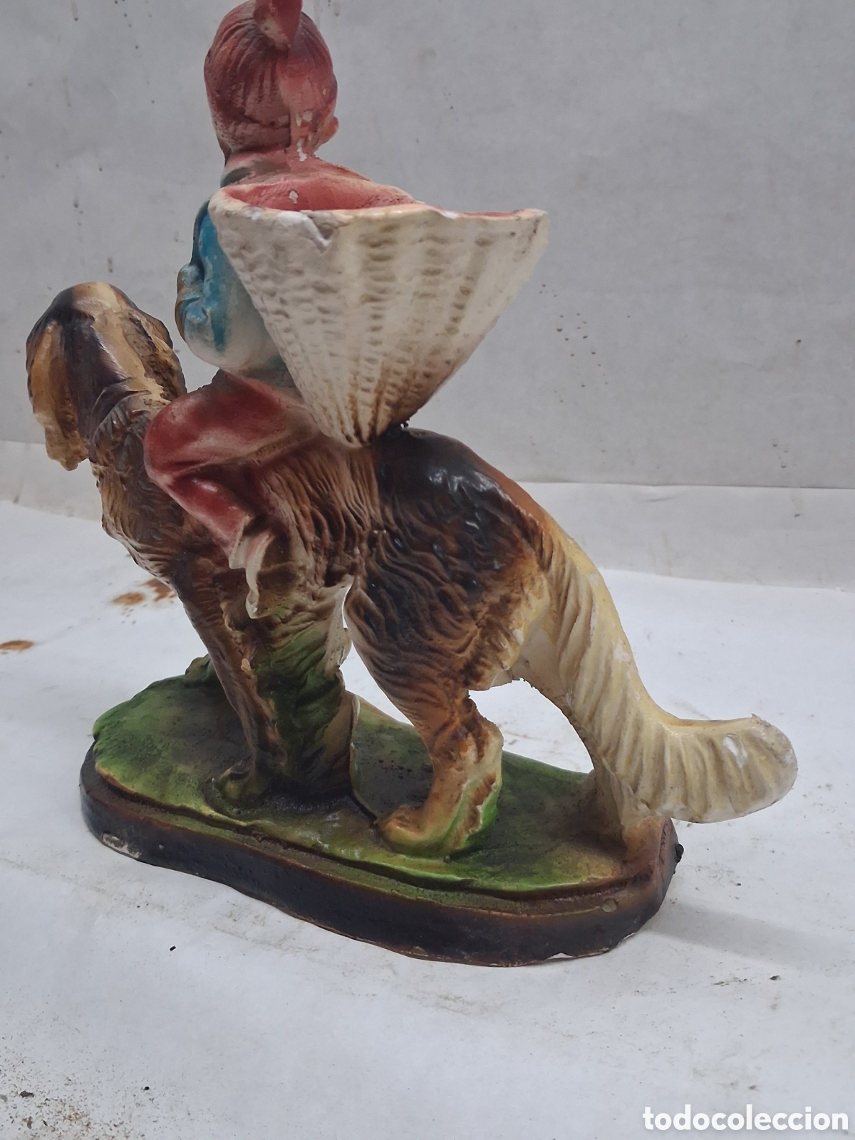 Antig&uuml;edades: Perro y ni&ntilde;o escayola - Foto 5