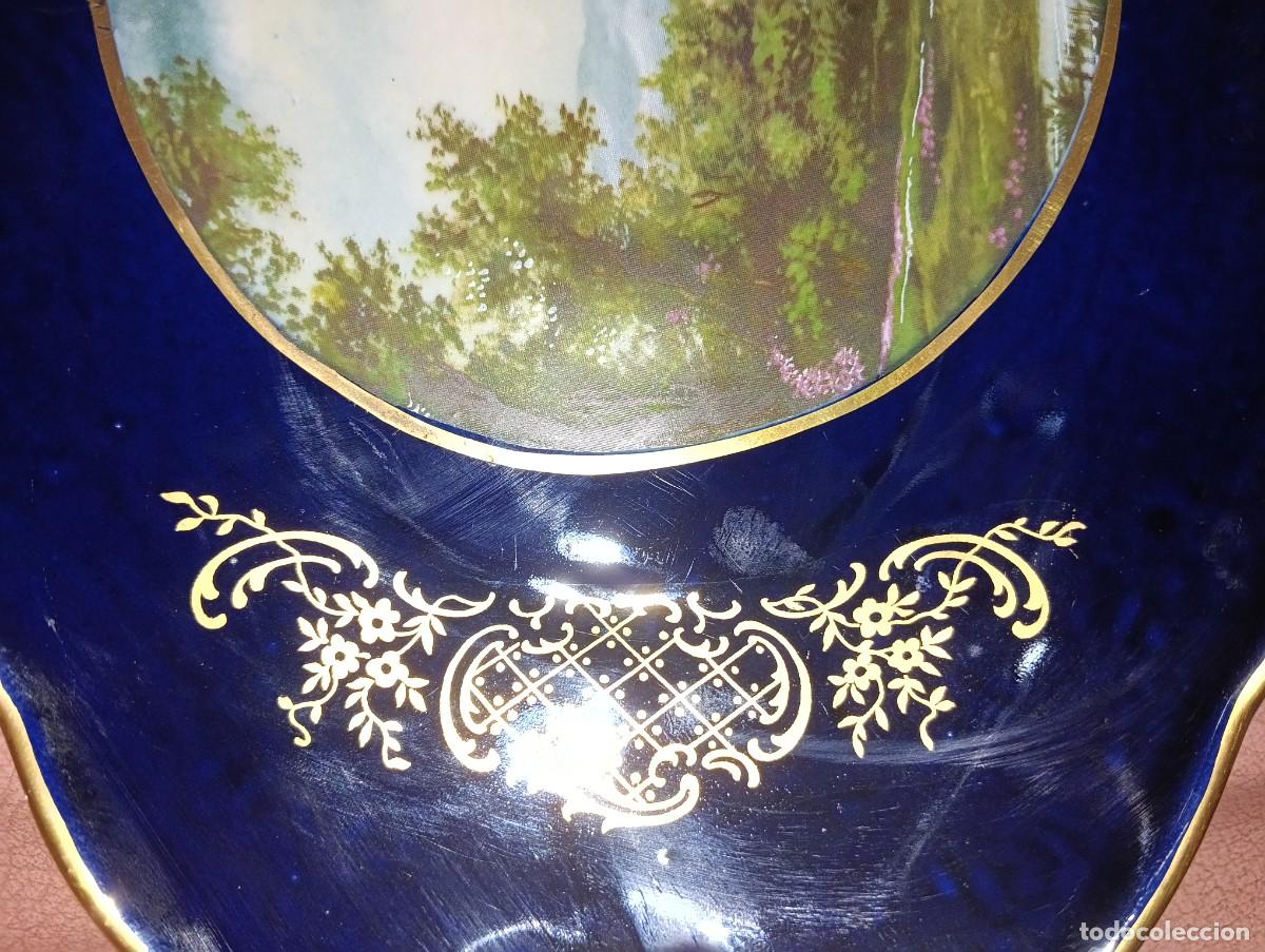 Antig&uuml;edades: Bandeja Limoges azul - Foto 3