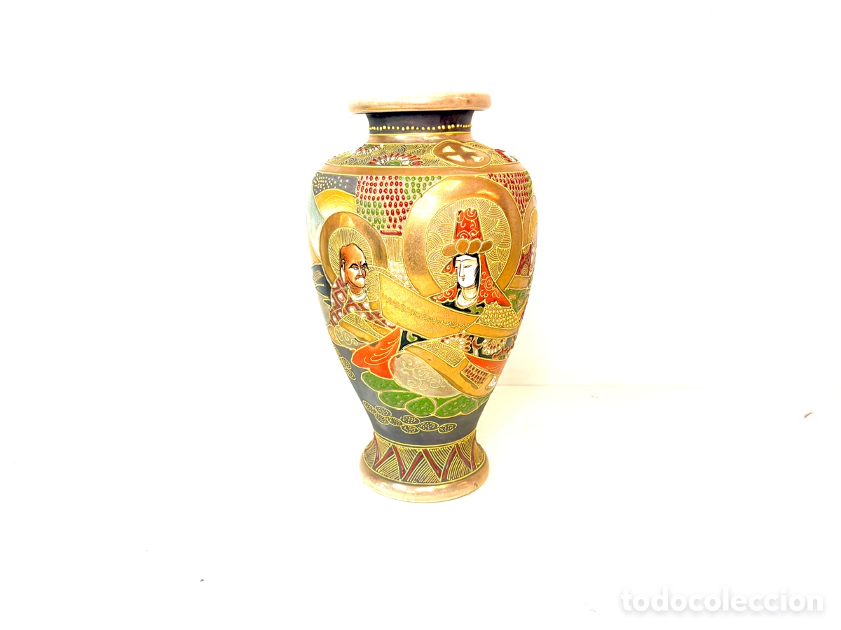 Antig&uuml;edades: Jarr&oacute;n Satsuma Moriage Jap&oacute;n 1950&rsquo;s