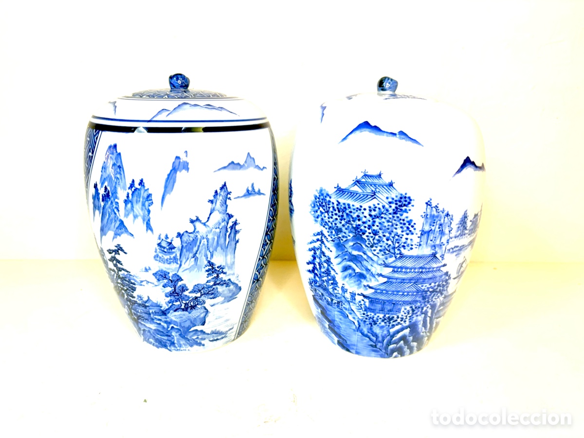 Antiquit&auml;ten: Pareja de Tibores chinos Jingdezhen 1960&rsquo;s