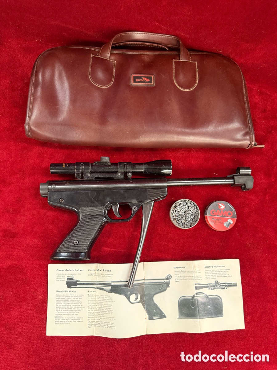 Antiquit&eacute;s: Antigua pistola de aire Gamo Falcon cal. 4.5 mm!