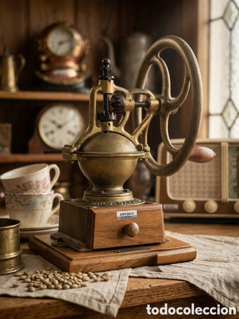 Antig&uuml;edades: Antiguo molinillo de cafe