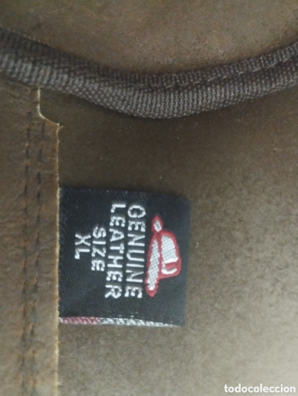 Antig&uuml;edades: Sombrero de cuero aut&eacute;ntico - Foto 8