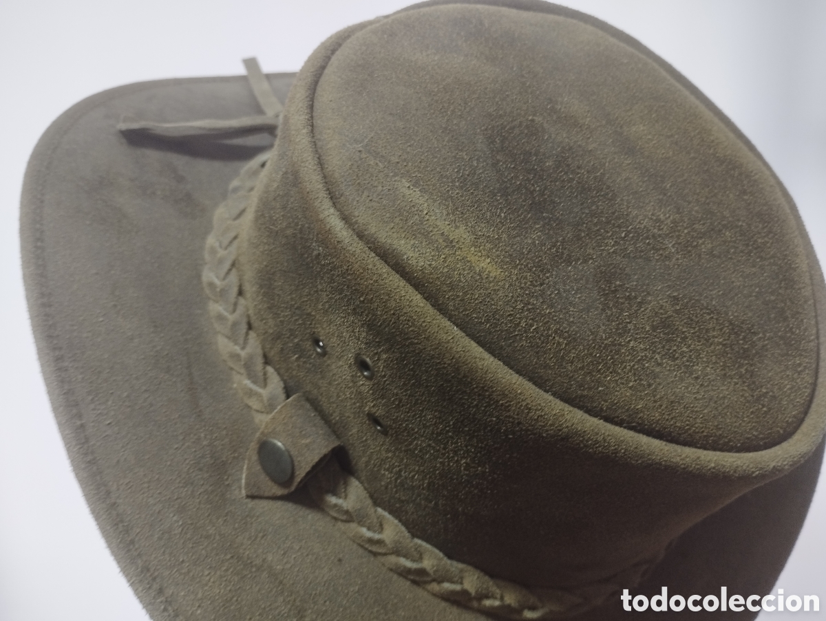 Antig&uuml;edades: Sombrero de cuero aut&eacute;ntico