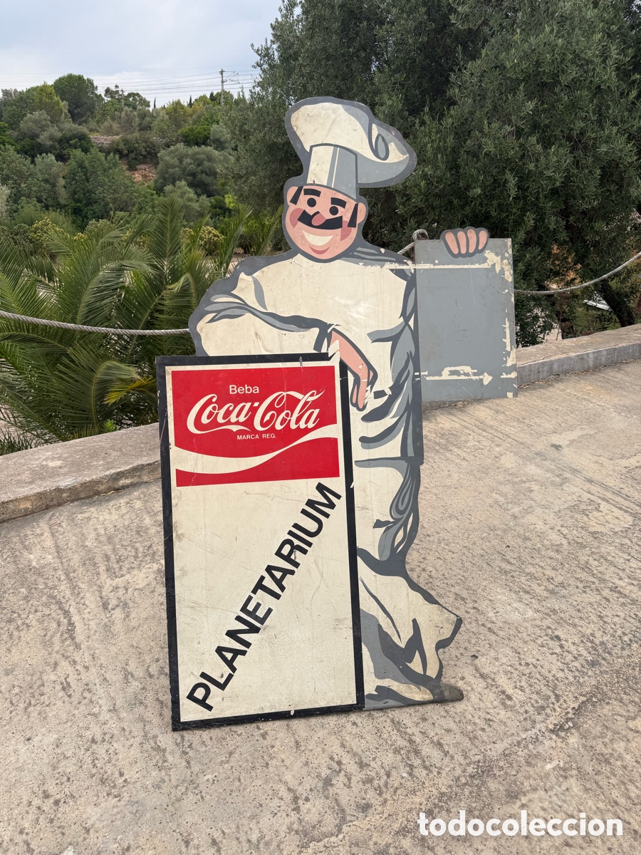 Oggetti Antichi: Antiguo y precioso cartel de restaurante,a&ntilde;os 60!