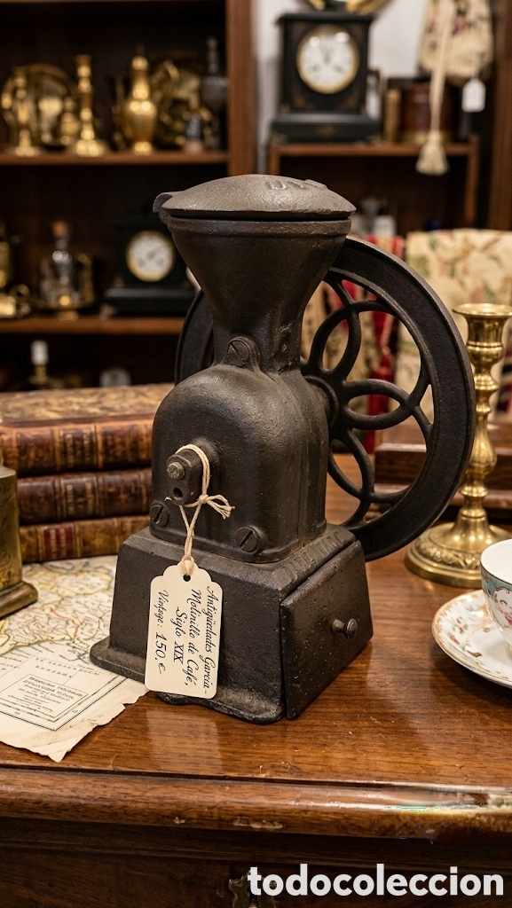Antig&uuml;edades: Antiguo molinillo de rueda