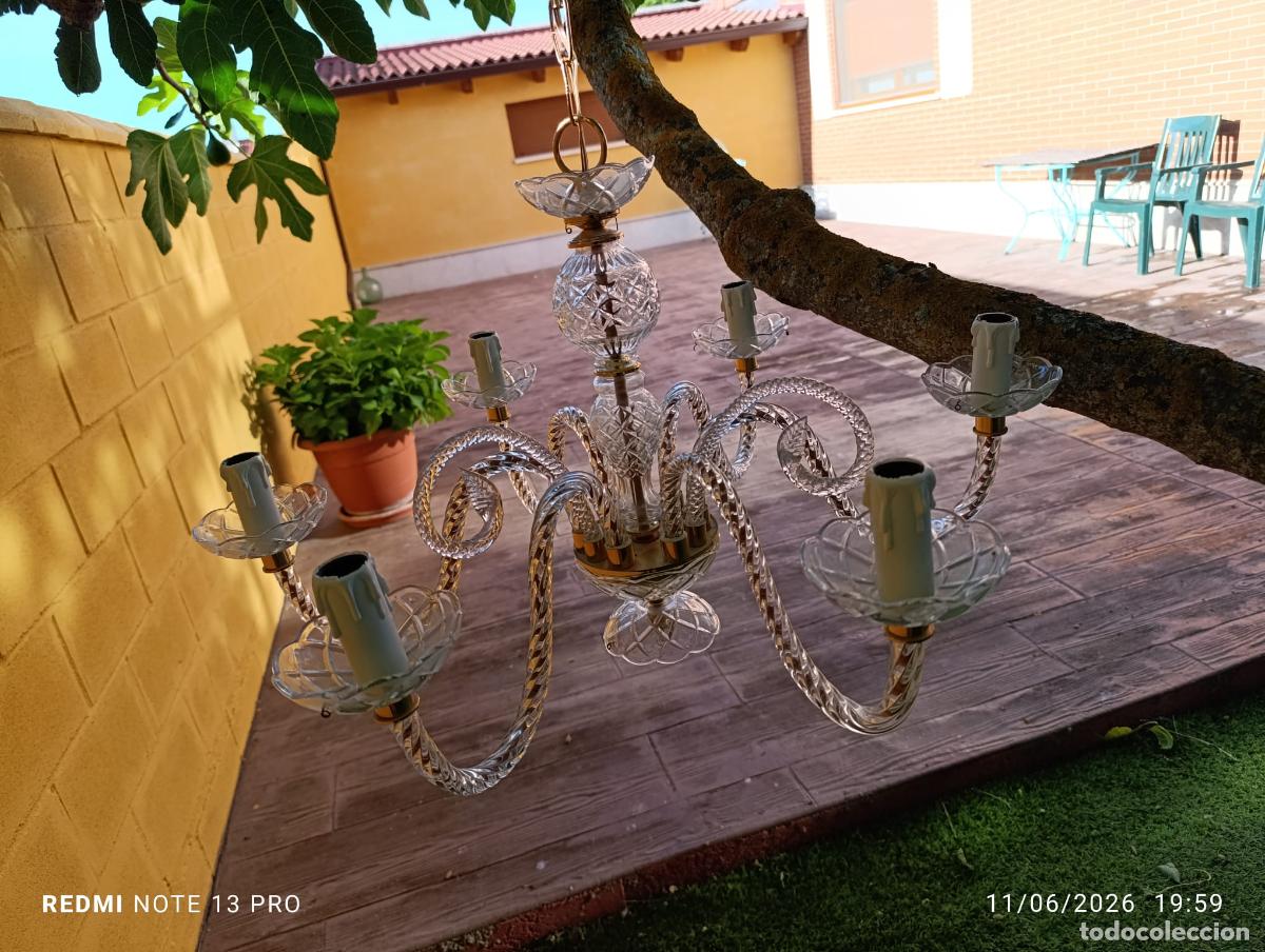 Antig&uuml;edades: PRECIOSA LAMPARA SEIS LUCES. - Foto 3