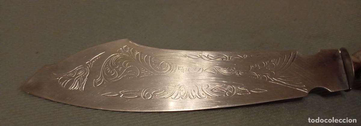 Antig&uuml;edades: Cuchillo Mantequilla Vintage Chapado Plata