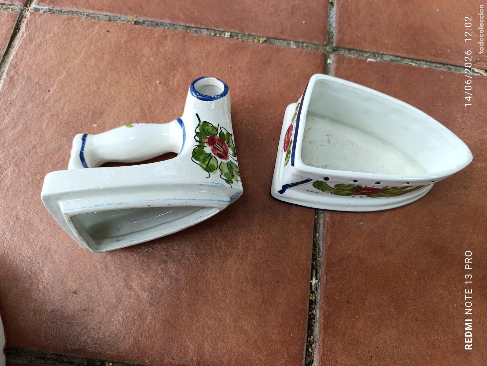 Antig&uuml;edades: ANTIGUA PLANCHA EN CERAMICA. - Foto 2