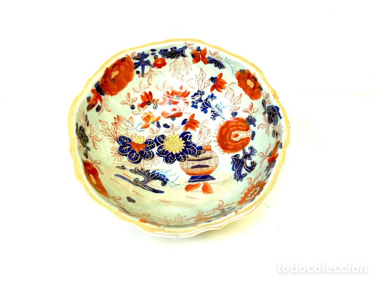Antig&uuml;edades: Fuente de mesa Victoria Imari Ironstone Ware China 1930&rsquo;s
