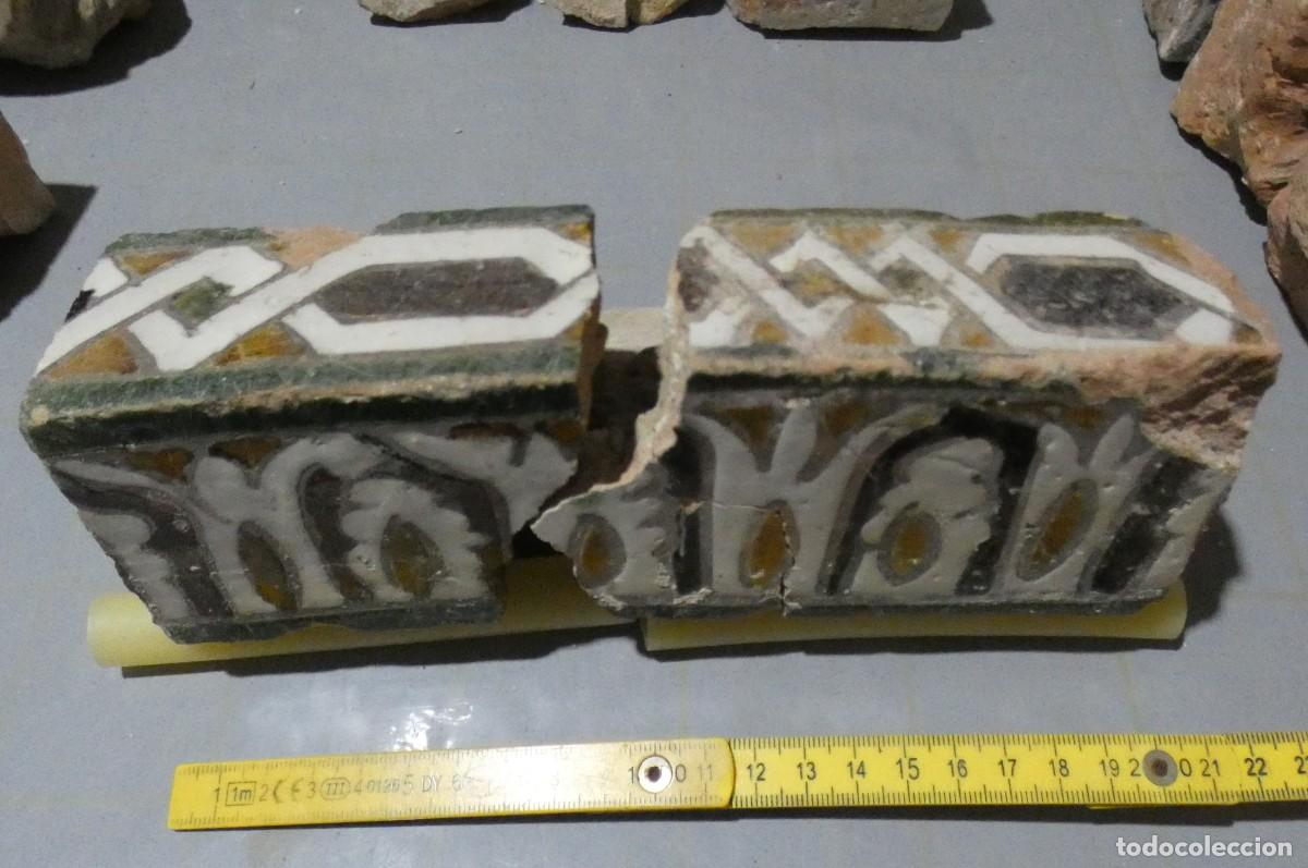 Oggetti Antichi: Azulejos Espa&ntilde;ol, Alizar, Cuerda seca, Toledo siglo 15