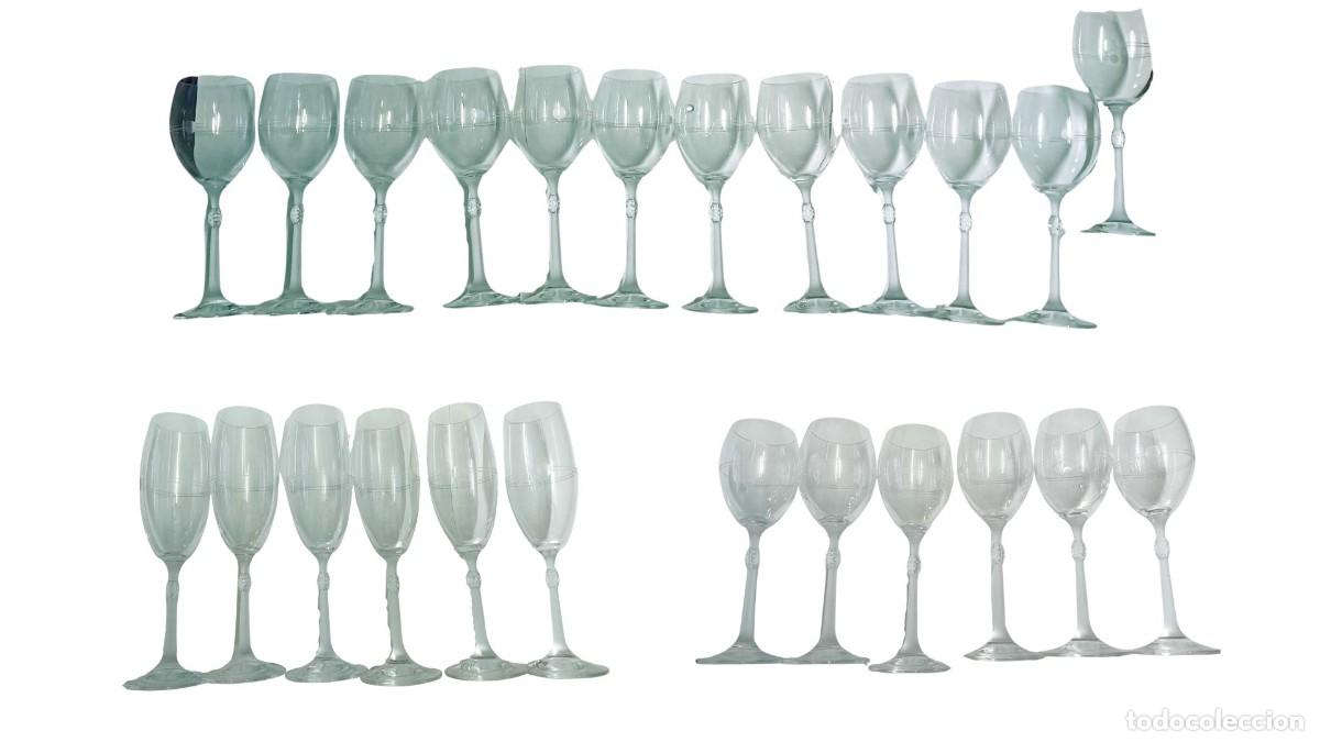 Antig&uuml;edades: LOTE 24 COPAS CRISTAL ROSENTHAL MEETS VERSACE MEDUSA LUMI&Egrave;RE, 12 + 6 + 6, NUEVAS SIN USO