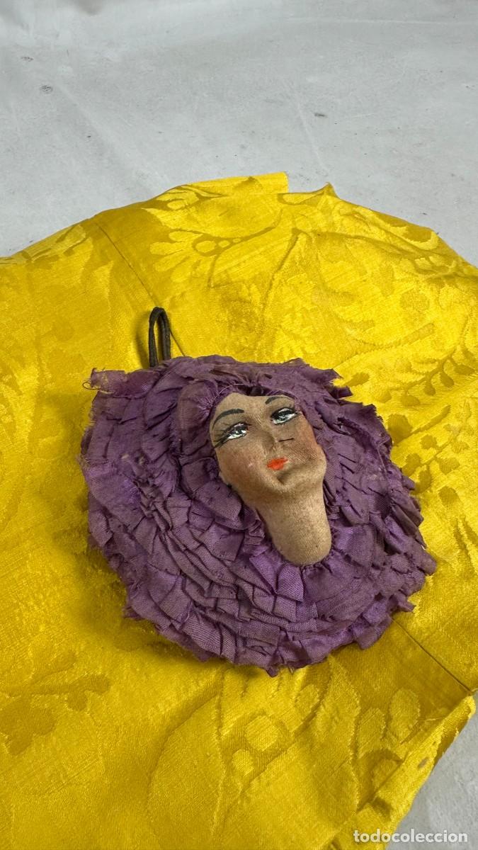 Antig&uuml;edades: Antiguo alfiletero. Rostro de mujer - Foto 3