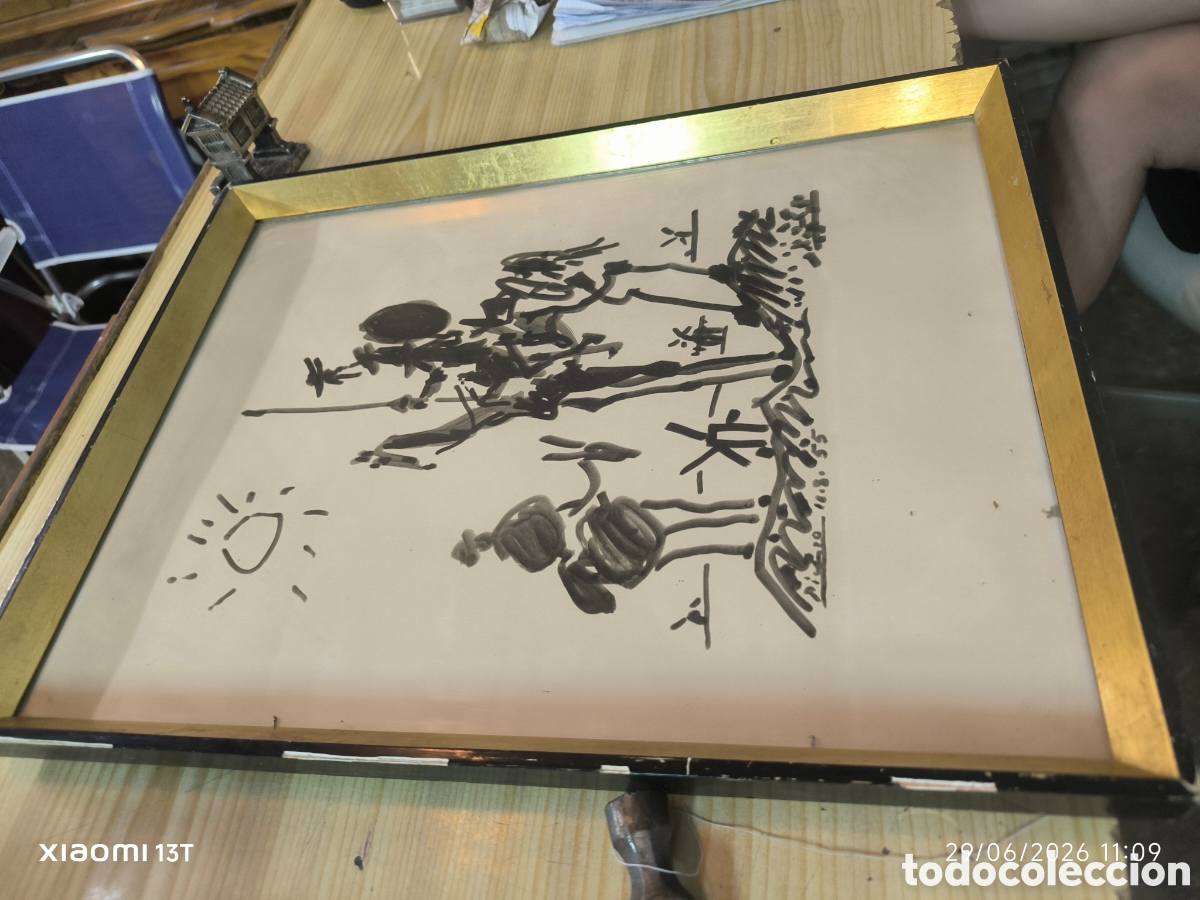 Antig&uuml;edades: Litograf&iacute;a Pablo Picasso 1955