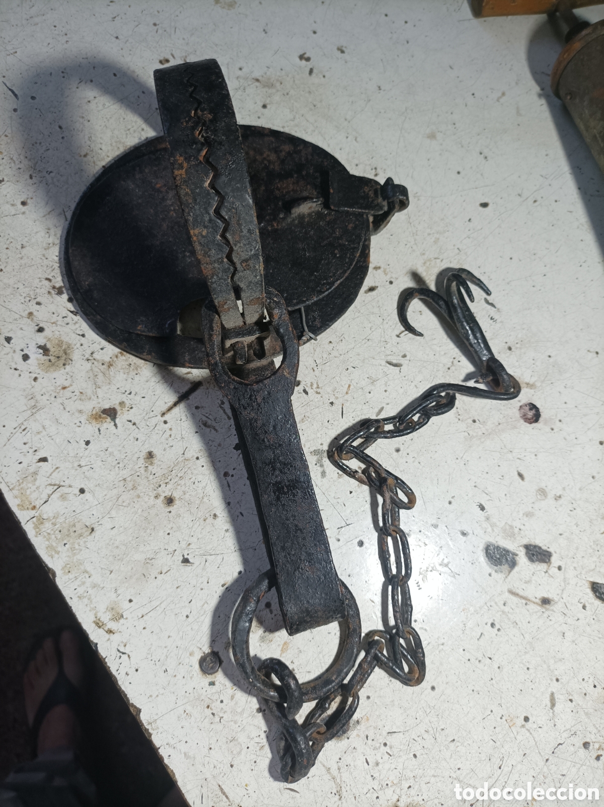 Antig&uuml;edades: Antigua trampa caza forja