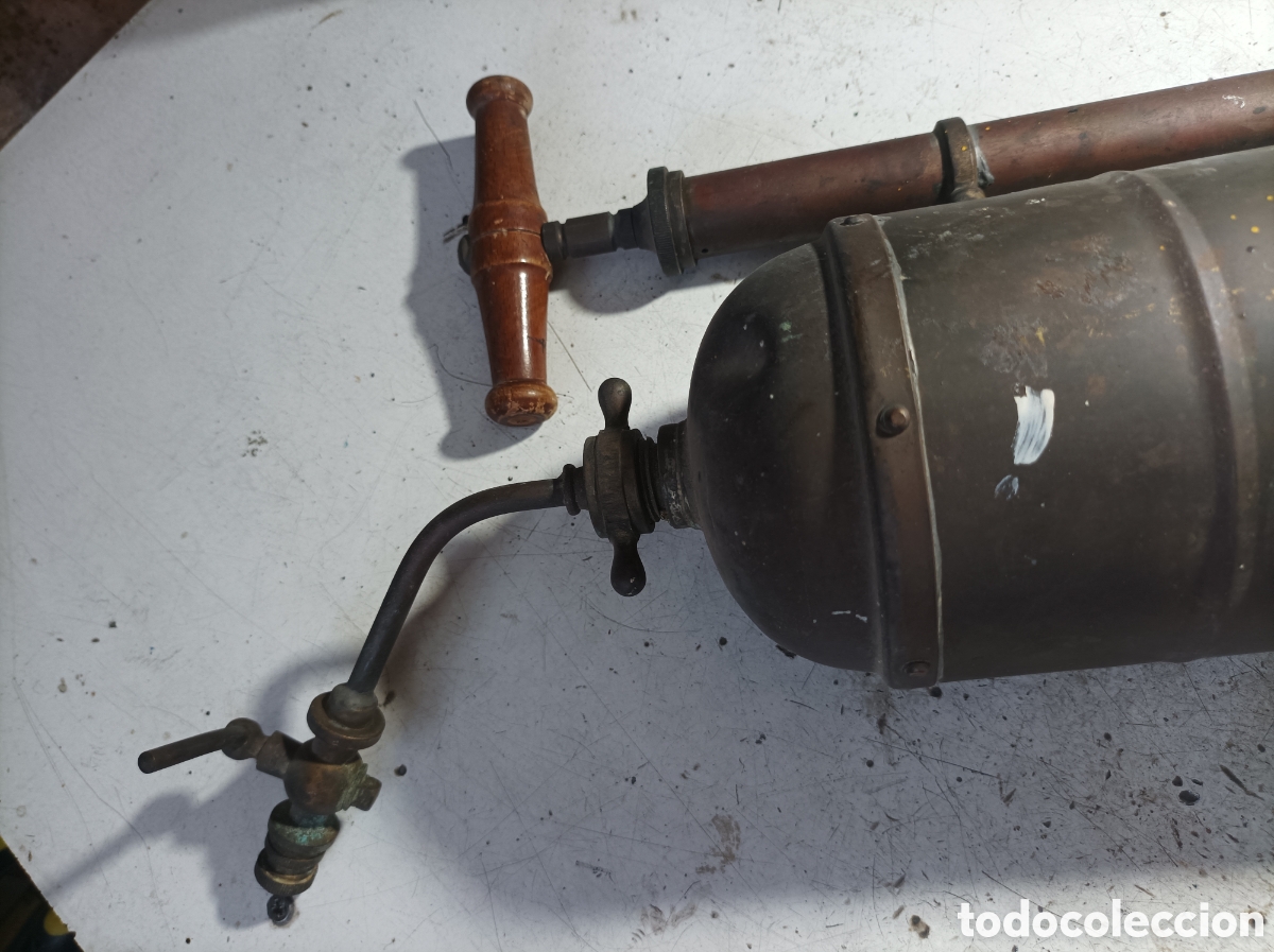 Antig&uuml;edades: Fumigadora Bacchus 2 l cobre - Foto 3