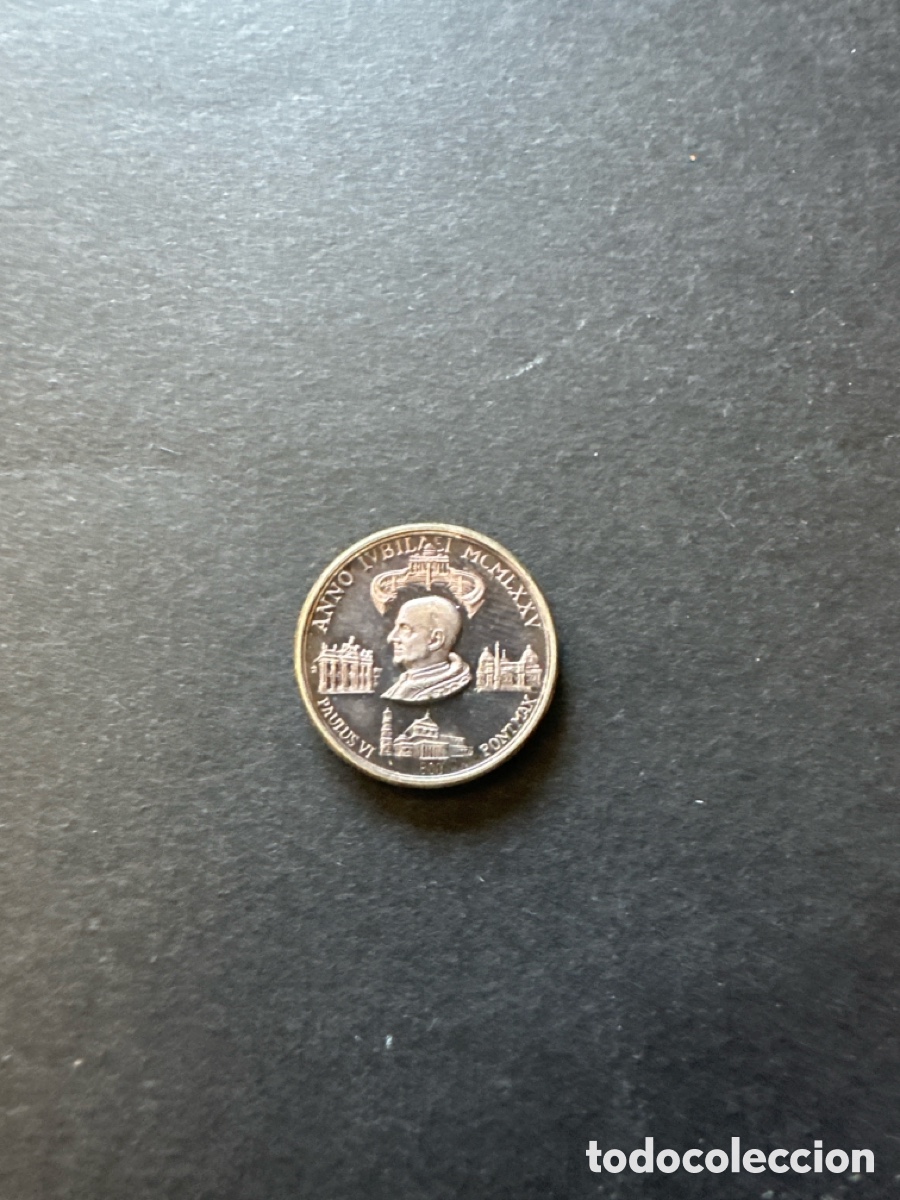 Antig&uuml;edades: Medalla del Vaticano de Pablo VI a&ntilde;o 1975, plata de 800