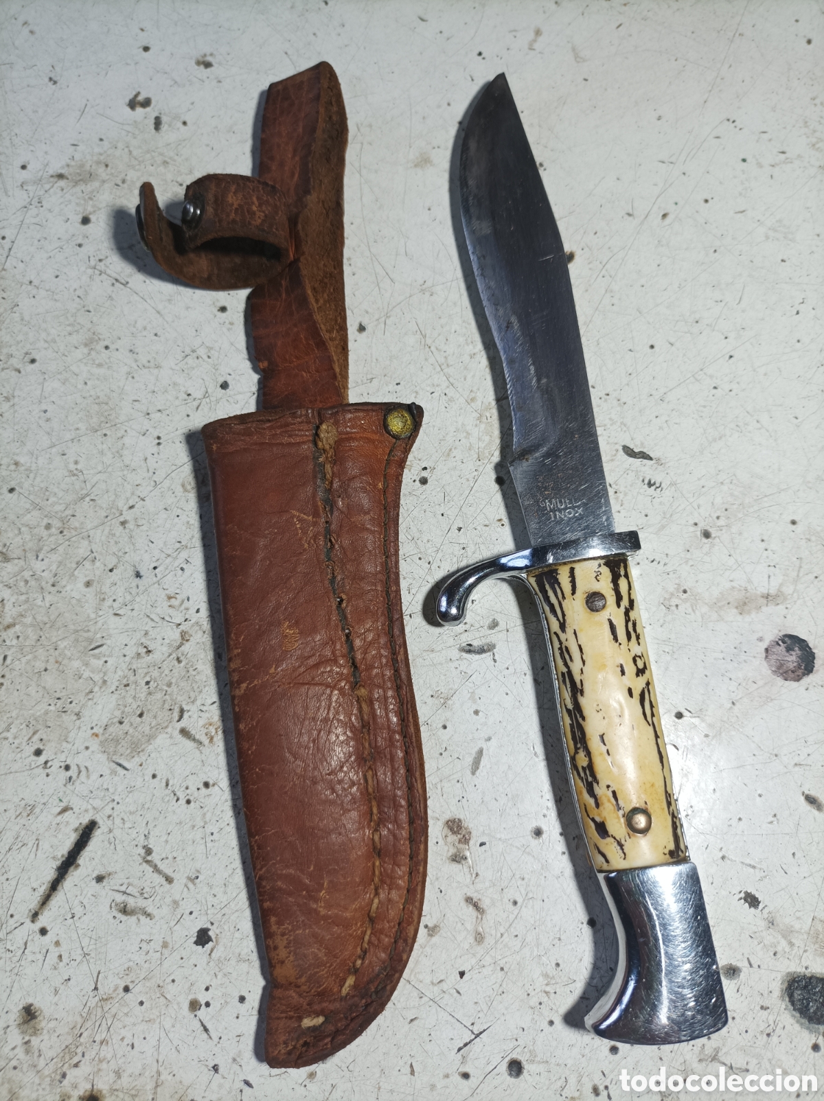 Antig&uuml;edades: Antiguo cuchillo caza Muela