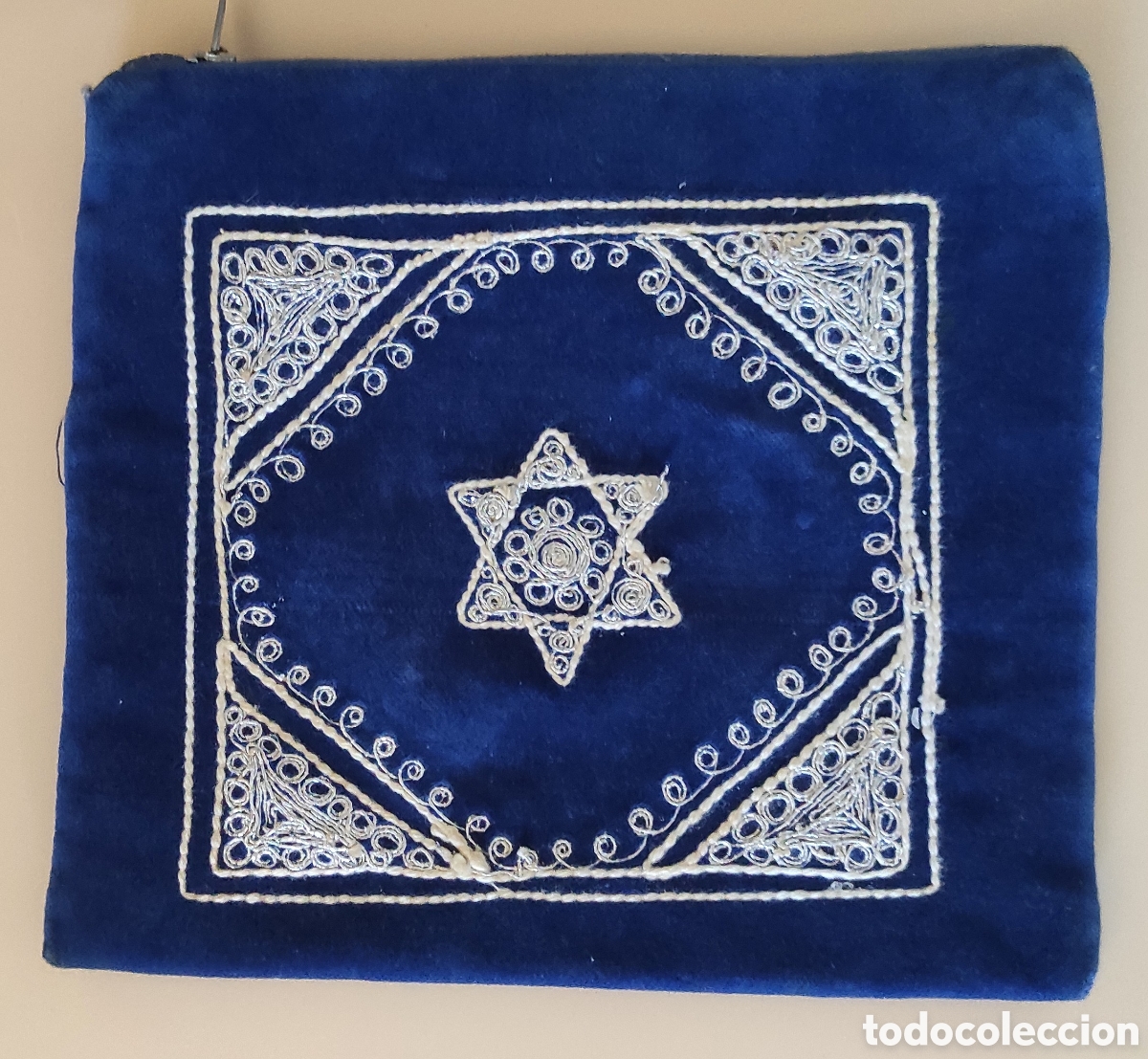 Antig&uuml;edades: Bolsa jud&iacute;a antigua para el Bar Mitzvah.