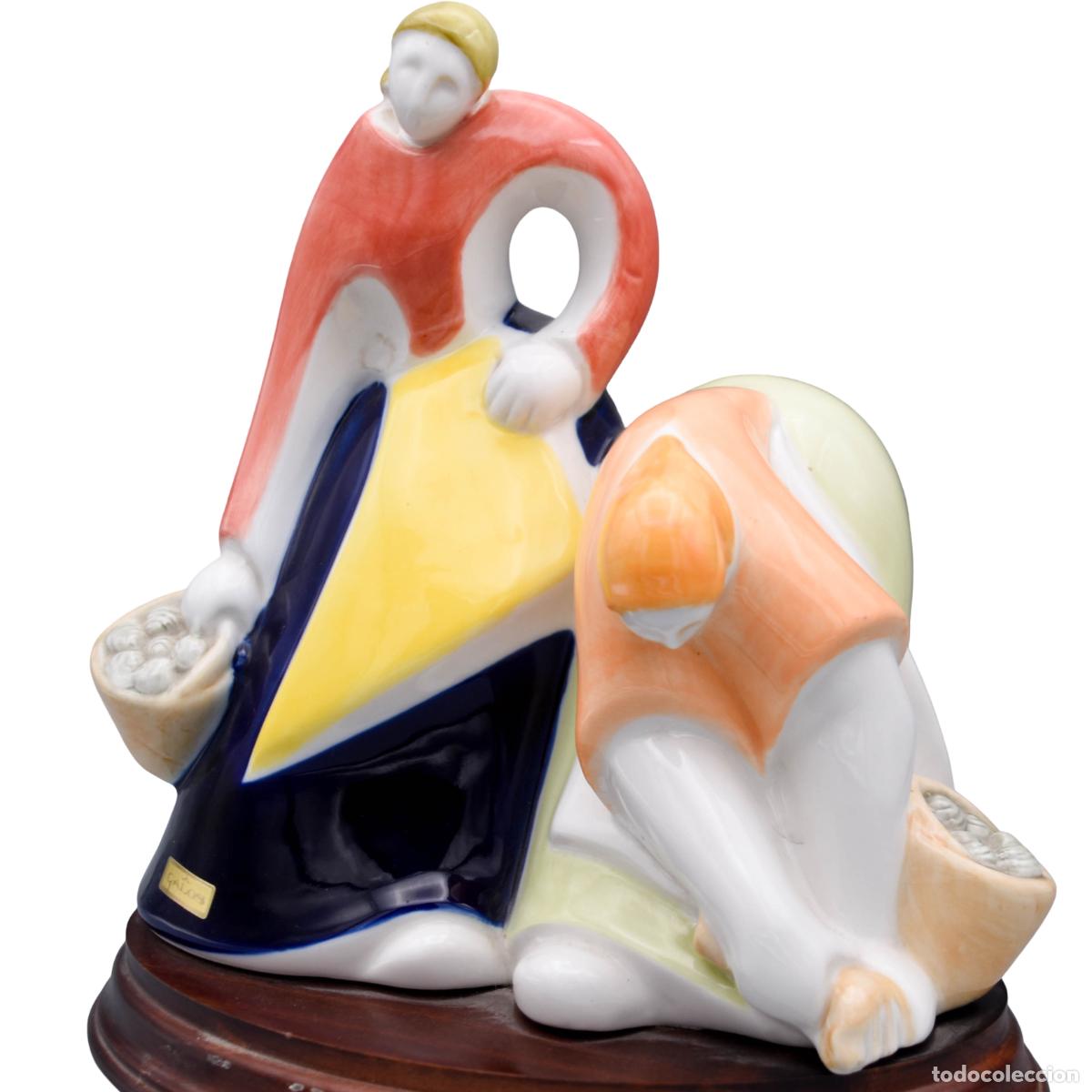 Antig&uuml;edades: Porcelana Galos - Figura