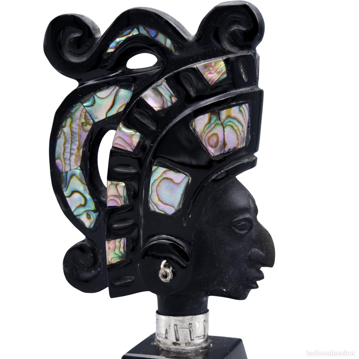 Antiquit&auml;ten: Plata y &oacute;nice - Cabeza de arte maya