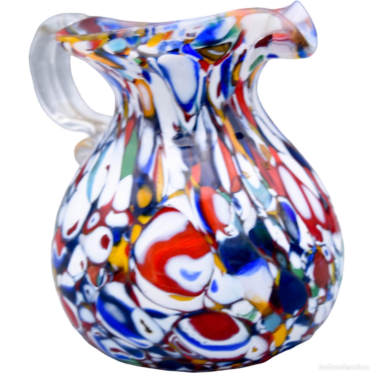 Antig&uuml;edades: Jarra de cristal de Murano
