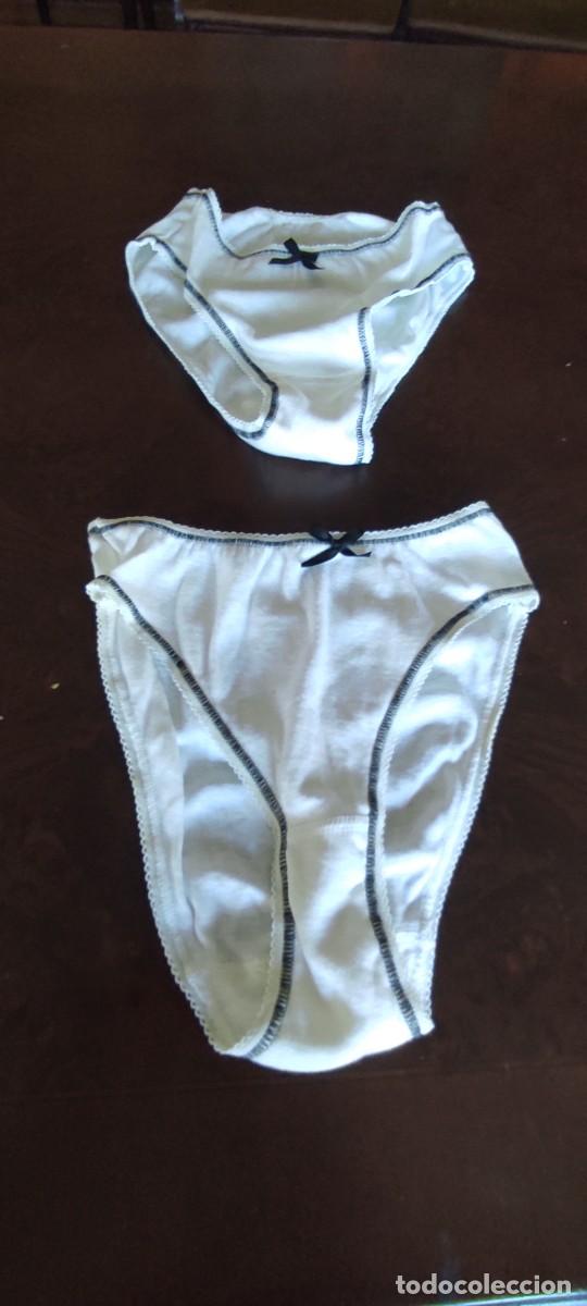Antig&uuml;edades: LOTE DE 2 BRAGUITAS VINTAGE PARA NI&Ntilde;AS DE CORTE CLASICO. FERRYS. TALLA 44. A&Ntilde;OS 80/90