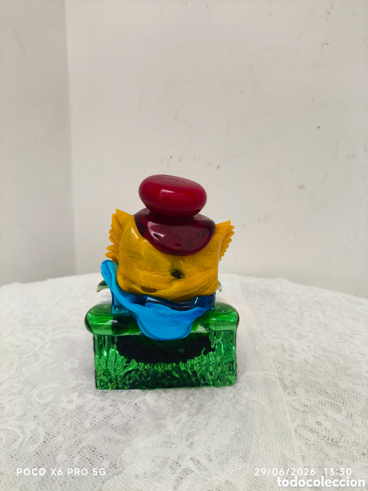 Antig&uuml;edades: Cenicero payaso murano 19070 - Foto 4