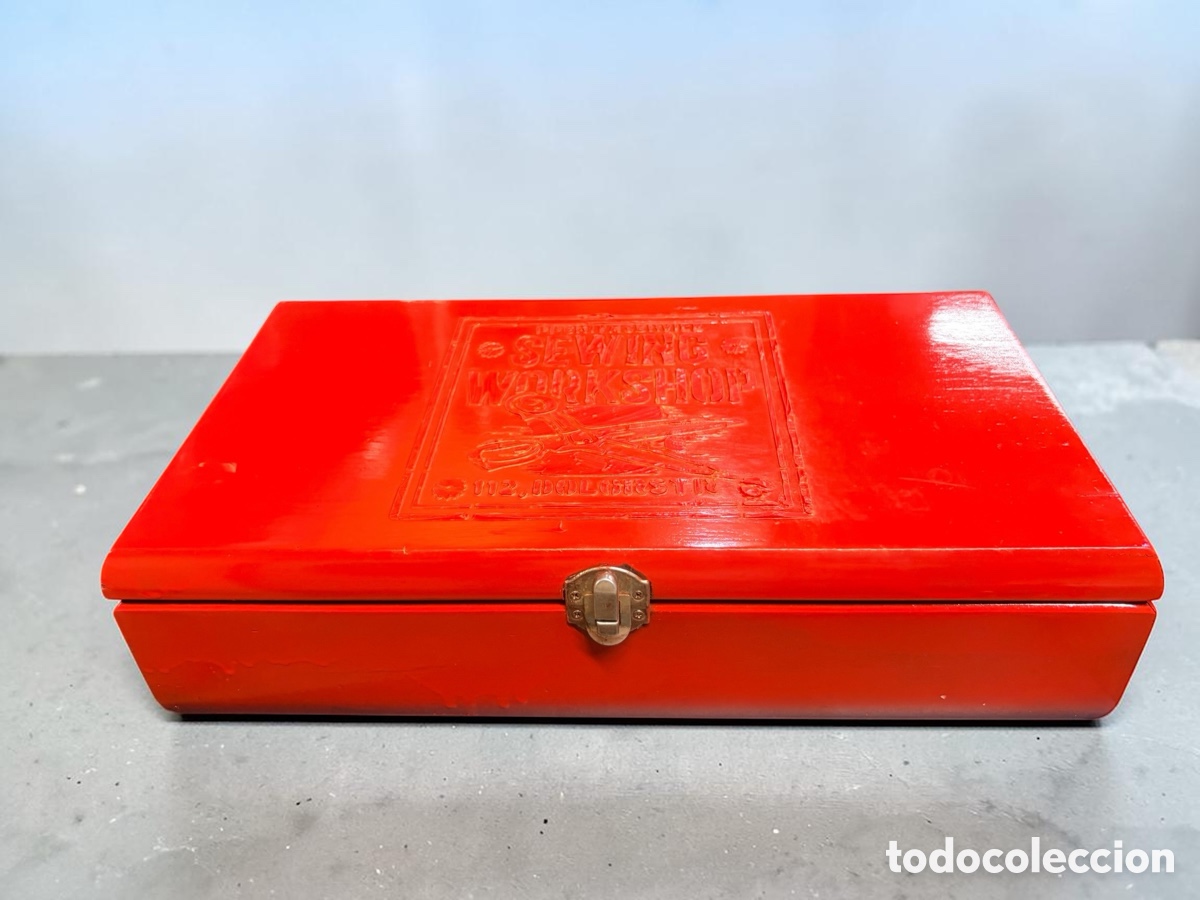 Antig&uuml;edades: Antigua caja de t&eacute; Lipton decorada - Foto 5