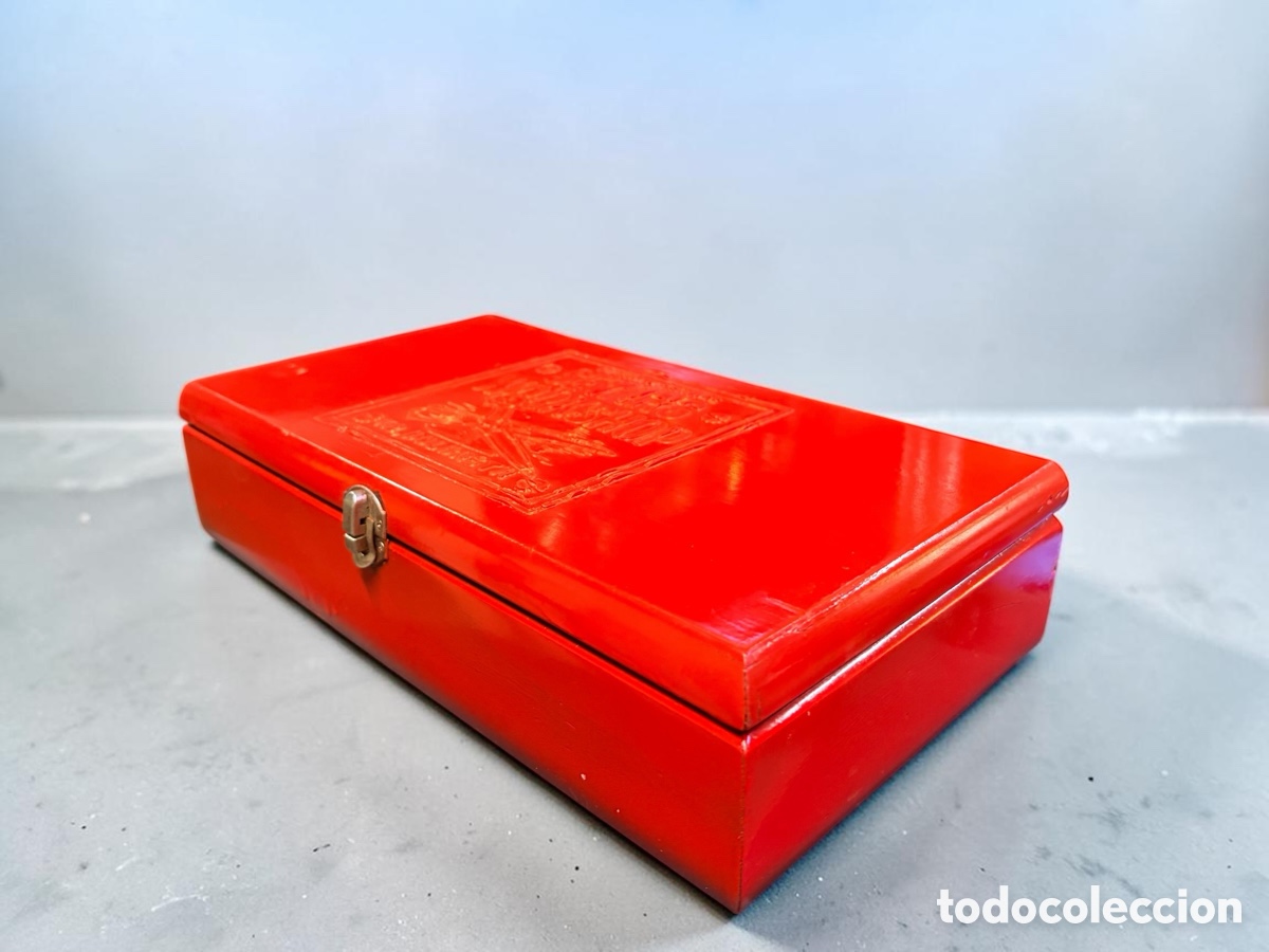 Antig&uuml;edades: Antigua caja de t&eacute; Lipton decorada - Foto 1