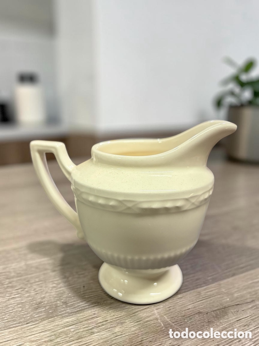 Antig&uuml;edades: Jarra de leche Recamier Royal Creamware - Foto 3