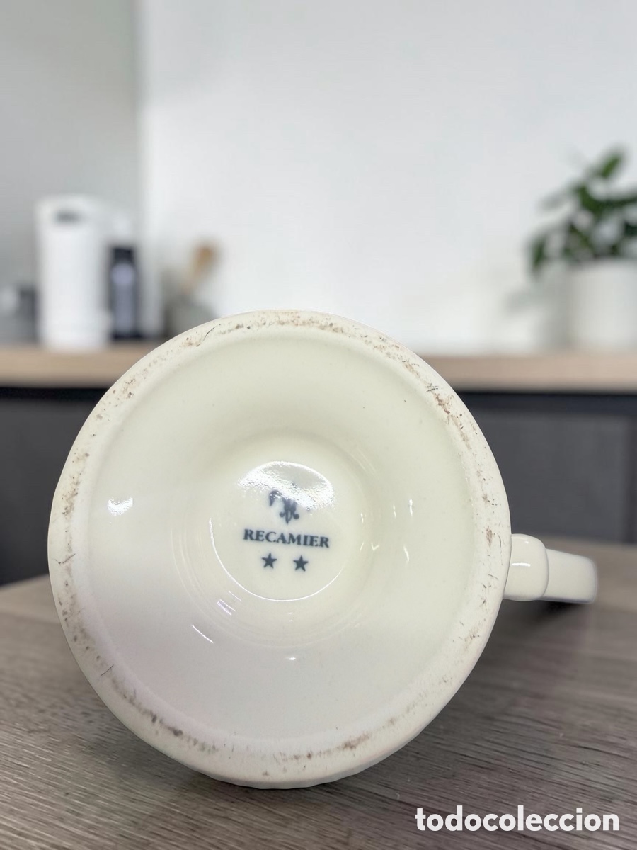 Antig&uuml;edades: Jarra de leche Recamier Royal Creamware - Foto 4
