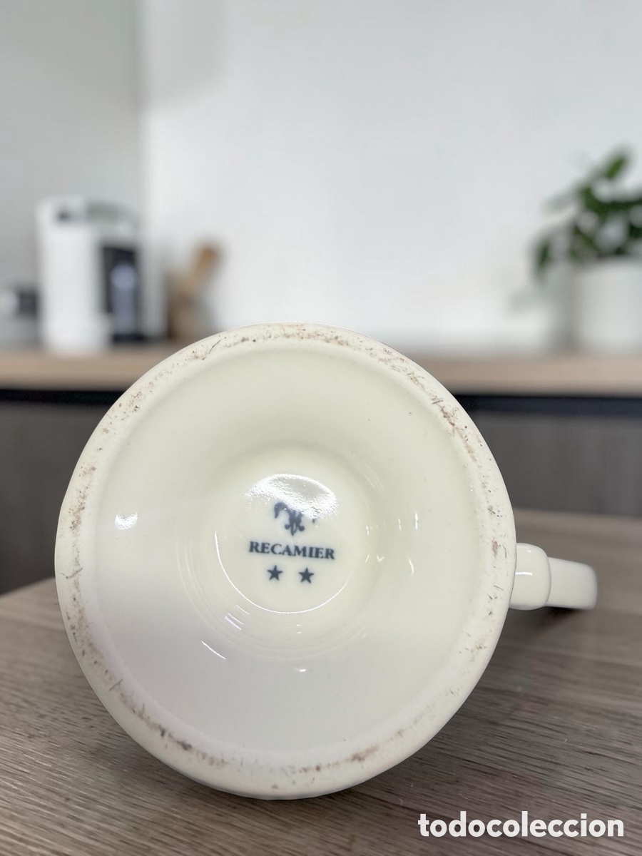 Antig&uuml;edades: Jarra de leche Recamier Royal Creamware - Foto 5