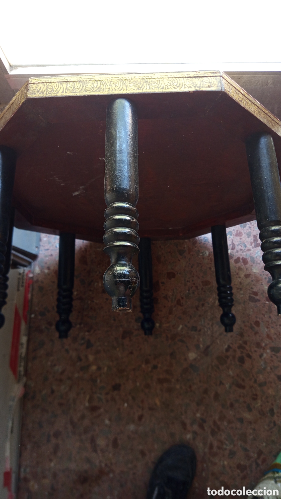 Antig&uuml;edades: Mesa de centro antigua - Foto 3