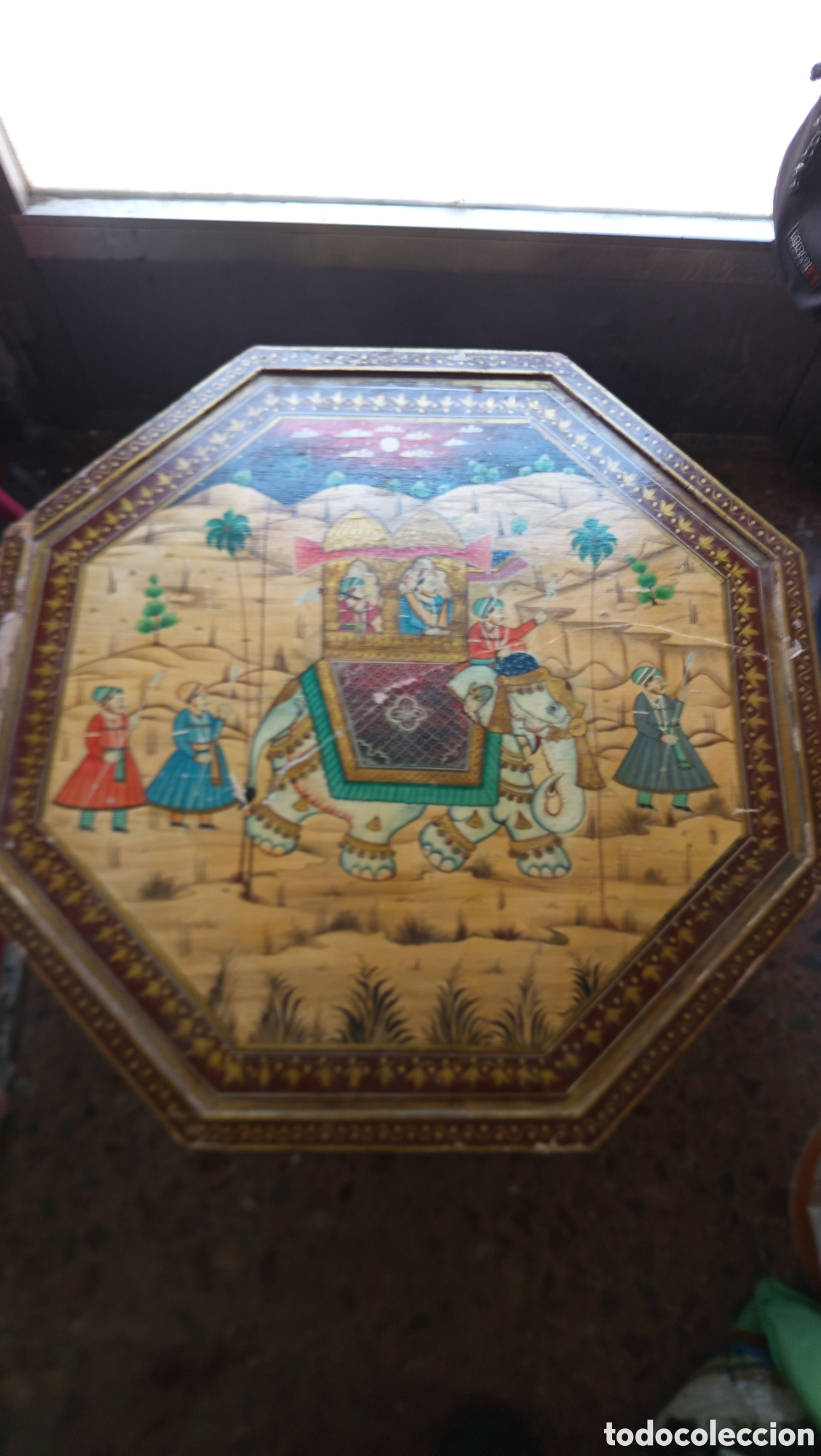 Antig&uuml;edades: Mesa de centro antigua - Foto 4