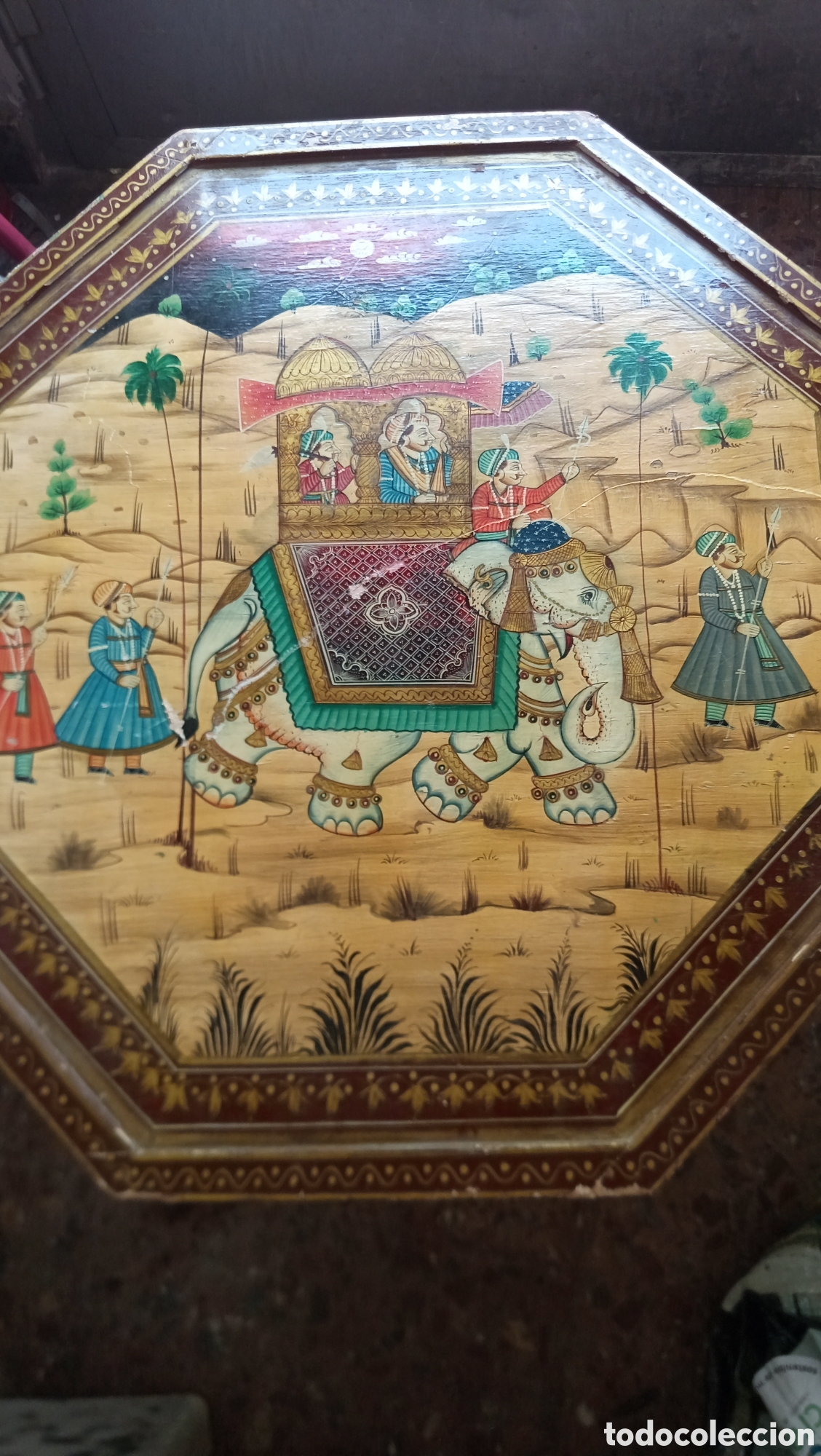 Antig&uuml;edades: Mesa de centro antigua - Foto 1
