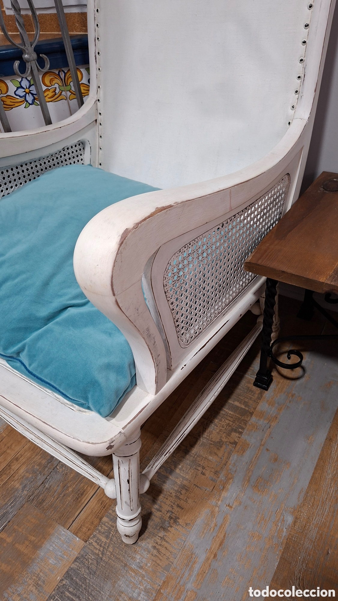 Antig&uuml;edades: Par de Sillones Madera Antiguos - Foto 6